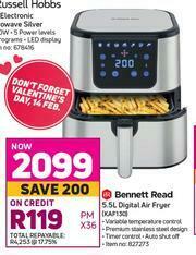 Game Bennett Read 5.5L Digital Air Fryer KAF130 offer