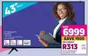 Game Samsung 43" (109cm) UHD Smart TV 43U7000 offer