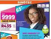 Game Sinotec 65" (165cm) UHD Android TV STL-65U20AT offer