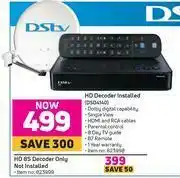 Game DStv HD Decorder Installed DSD4140 offer