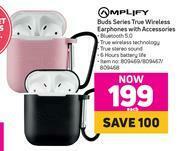 Game Amplify Buds Series True Wireless Earphones With Accessories-Each offer