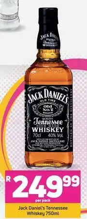 Jack Daniel's Tennessee Whisky-750ml Per Pack