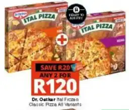 Checkers Dr. Oetker Ital Pizza offer