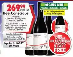 Prestons Bee Conscious Organic Cabernet Sauvignon/ Merlot/ Shiraz offer