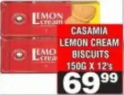 Advance Cash n Carry CASAMIA LEMON CREAM BISCUITS offer