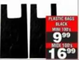 Advance Cash n Carry PLASTIC BAGS BLACK offer