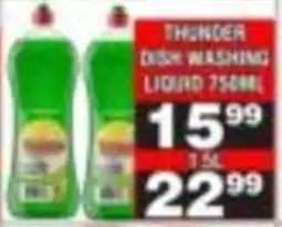 Advance Cash n Carry Thunder Dish Washing Liquid offer