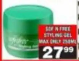 Advance Cash n Carry Soft N Free Styling Gel offer