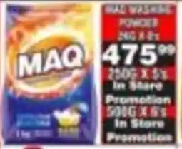 Advance Cash n Carry MAQ Washing Powder offer