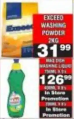 Advance Cash n Carry Exceed Washing Powder offer