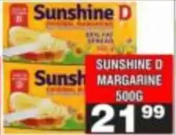 Advance Cash n Carry Sunshine D Margarine offer