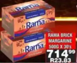 Advance Cash n Carry Rama Brick Margarine offer