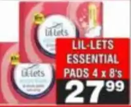Advance Cash n Carry Lil-Lets Essential Pads offer