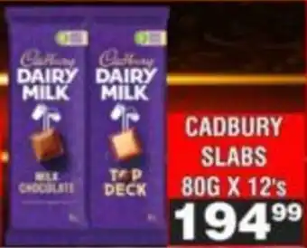 Advance Cash n Carry Cadbury Dairy Milk Top Deck offer