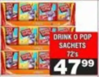 Advance Cash n Carry Drink O Pop Sachets offer