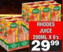 Advance Cash n Carry Rhodes Juice offer