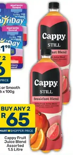 Pick n Pay Hypermarket Cappy Fruit Juice Blend Assorted offer