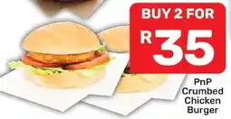 Pick n Pay Hypermarket PnP Crumbed Chicken Burger offer