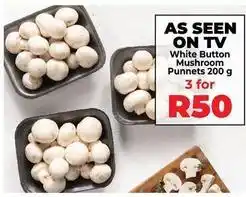 Food Lover's Market White button mushroom punnet offer