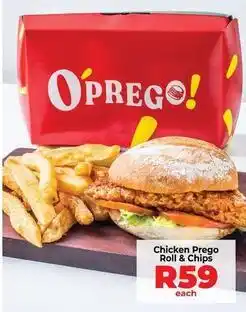 Food Lover's Market Chicken prego roll & chips offer