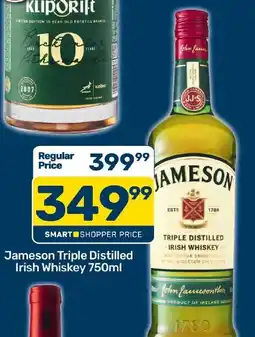 Pick n Pay Hypermarket Jameson Triple Distilled Irish Whiskey offer