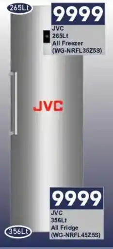 President Hyper JVC All Freezer or All Fridge offer