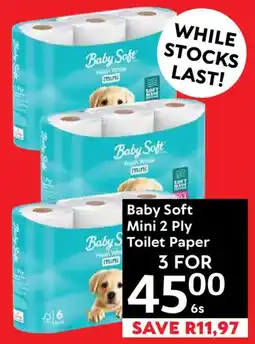 Oxford Freshmarket Baby Soft Mini 2 Ply Toilet Paper offer