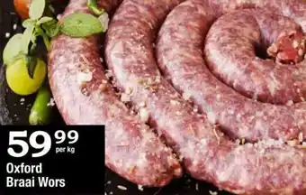 Oxford Freshmarket Exford Braai Wors offer