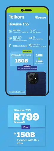 Pick n Pay Hypermarket Hisense T55 offer