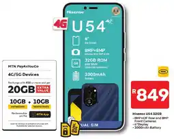 Pick n Pay Hypermarket Hisense U54 32GB offer