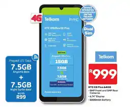 Pick n Pay Hypermarket HTC Wildfire E8 Plus offer