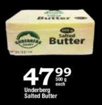 Oxford Freshmarket Underberg Salted Butter 500g offer