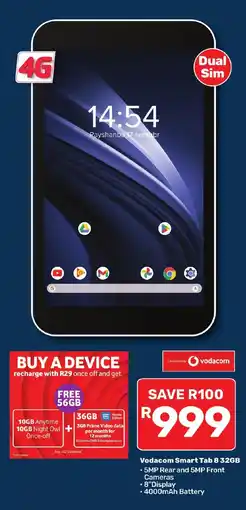 Pick n Pay Hypermarket Vodacom Smart Tab 8 32GB offer