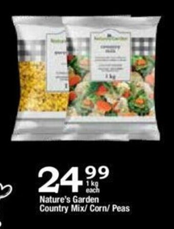 Oxford Freshmarket Nature's Garden Country Mix/Corn/Peas 1kg offer