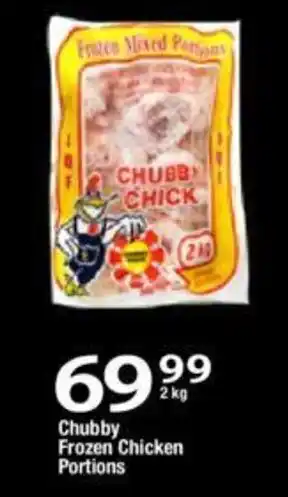 Chubby Frozen chicken Portions 2kg
