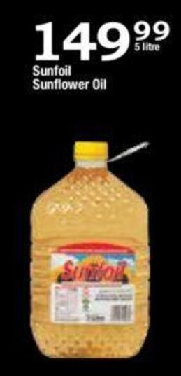 Oxford Freshmarket Sunfoil Sunflower Oil 5L offer