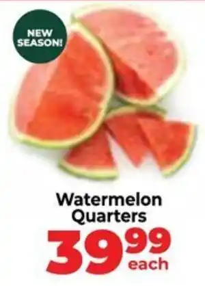 Watermelon Quarters