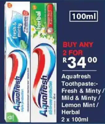 Aquafresh Toothpaste
