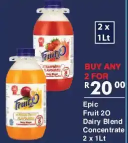 President Hyper Epic Fruit 20 Dairy Blend Concentrate offer