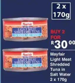 President Hyper Mayfair Light Meat Shredded Tuna in Salt Water offer