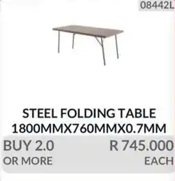 KitKat Cash and Carry STEEL FOLDING TABLE offer