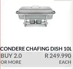 KitKat Cash and Carry CONDERE CHAFING DISH 10L offer