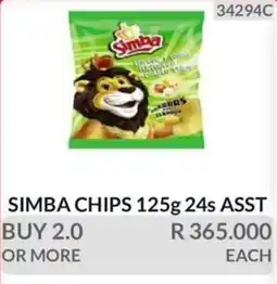KitKat Cash and Carry SIMBA CHIPS 125g offer
