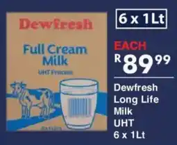 President Hyper Dewfresh Full Cream Milk UHT Process offer