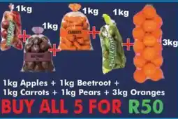 President Hyper Apples Beetroot Carrots Pears Oranges offer