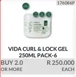 KitKat Cash and Carry VIDA CURL & LOCK GEL offer