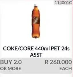 KitKat Cash and Carry COKE/CORE 440ml PET Assorted offer