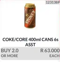 KitKat Cash and Carry COKE/CORE 400ml CANS Assorted offer