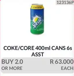 KitKat Cash and Carry Sprite 400ml CANS Assorted offer