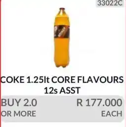 KitKat Cash and Carry COKE 1.25lt CORE FLAVOURS offer